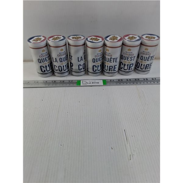 (7) Molson Canadian Quest for the Cup Collectibles-sealed