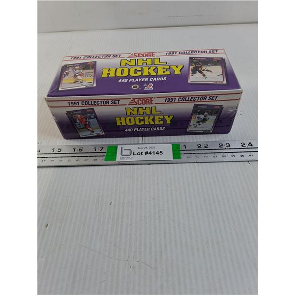 (1) 1991 Box of Score NHL Hockey Cards-440 Cards-Sealed