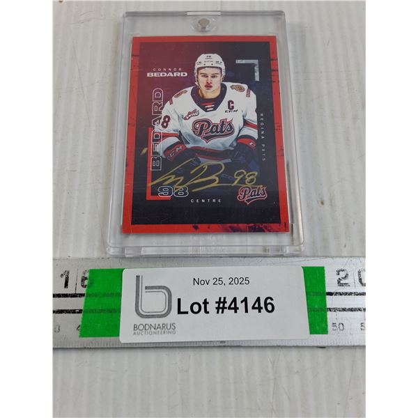 Connor Bedard Card-Autographed-Cannot Authenticate