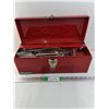 Metal Tool Box with Tools