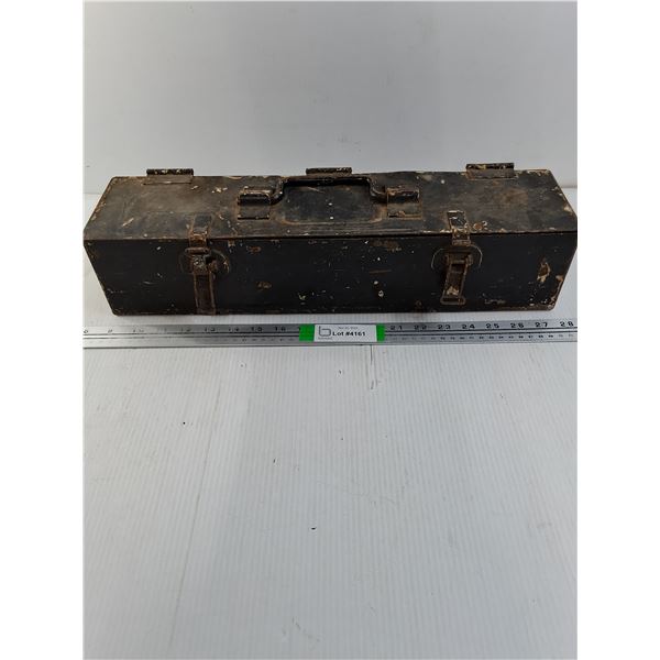 Metal Tool Box with Tools