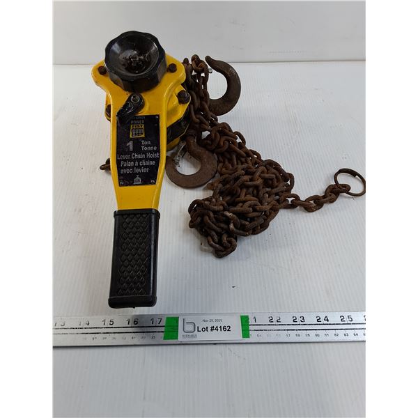Power Fist 1 Ton Lever Chain Hoist