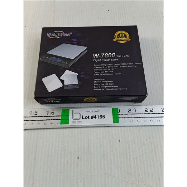 NIB 3 KG.Digital Pocket Scale