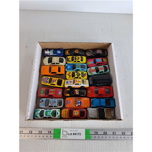 Box Of 22 Assorted Toy Cars- Matchbox, Hotwheels