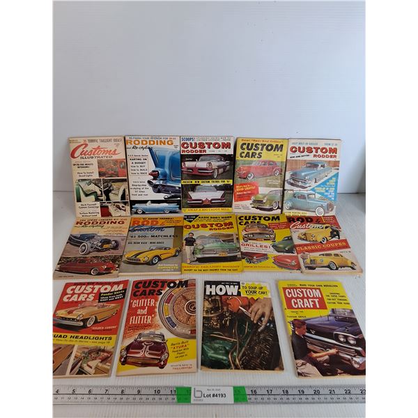 Various Vintage Car Magazines (14) - As Is