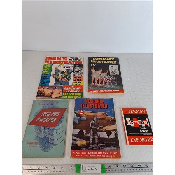 Assorted Vintage Magazines - As is