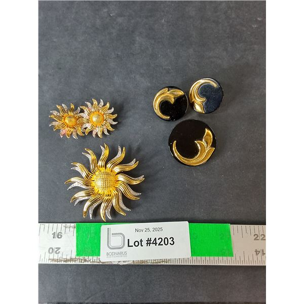 Clip On Earrings & Brooches