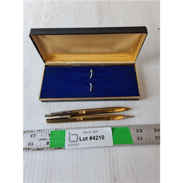 Hudson Ballpoint Pen, Pencil & Case