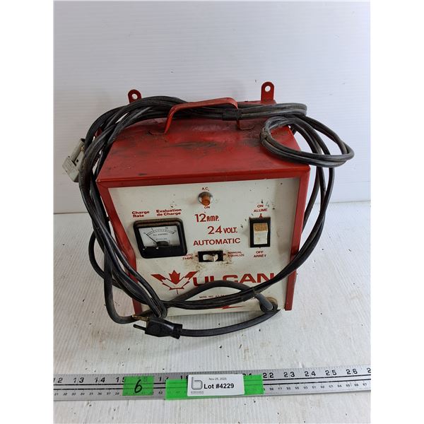 Vulcan 12 AMP 24V Automatic Charger - As Is