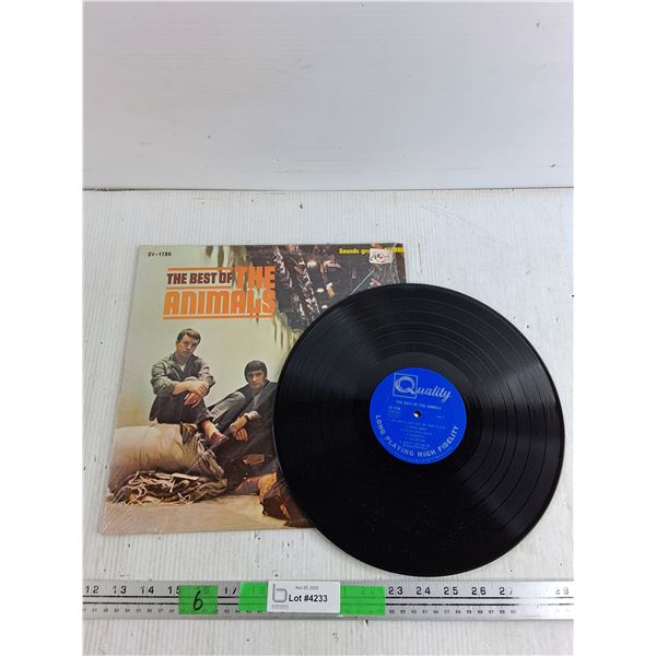 The Best of the Animals Vinyl Record
