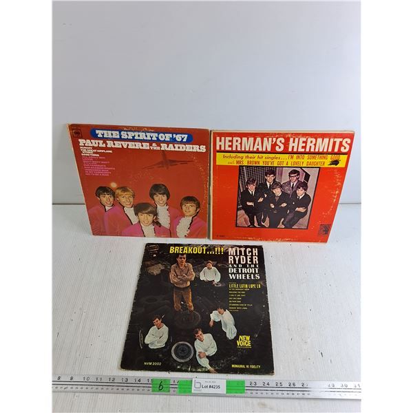 Vinyl Records - The Spirit of 67, Hermans Hermits, Mitch Ryder and the Detroit Wheels