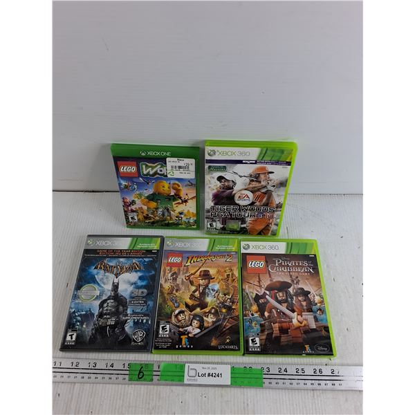 Xbox 360 & Xbox One Games - Batman, Indiana Jones 2, Lego World