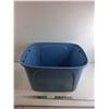 Plastic Storage Tote 23" x 19" x 13", Cannot Ship