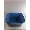 Image 2 : Plastic Storage Tote 23" x 19" x 13", Cannot Ship