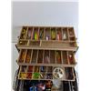 Image 2 : Plano Tackle Box, Fishing Hooks, Baits, Lures, Pocket Knife, Misc Fishing Supplies