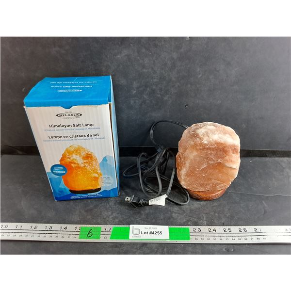 Himalayan Salt Lamp- NIB- Powers On, As Is