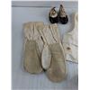 Image 2 : Vintage: Toddlers Shoes, R.W Forsyth Vest, Mittens
