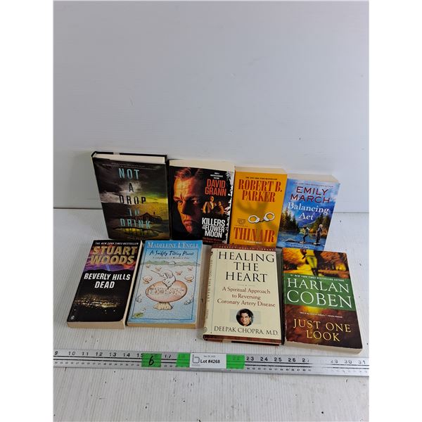 Books - Harlan Coben, Emily March, David Grann