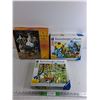 1000, 500 & 300 pc Jigsaw Puzzles (2-Ravensburger, 1-SunsOut) - Complete