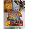 Image 4 : (2)1000 & (1) 550 Pcs Puzzles- (Eagle Eye is NIB sealed),(Dowdle - only Hot Air Balloon puzzle)