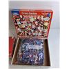 Image 3 : 1000 & 750 pc Jigsaw Puzzles - (White Mountain-Crazy Santas,  A Christmas Story) - Complete