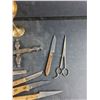 Image 4 : Brass Goblets, Letter Opener, Scissors, Kitchen Knives