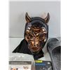 Image 5 : Halloween Masks, Mens FILA Size 13 Sandals, Phone Case, Felting Kit, Cup/Soap Set,  Misc