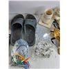 Image 6 : Halloween Masks, Mens FILA Size 13 Sandals, Phone Case, Felting Kit, Cup/Soap Set,  Misc