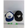 Toronto Blue Jays Hats - New Era- 59FIFTY Brand- (Blue Size 7 1/4), (Black Size 7 1/8)