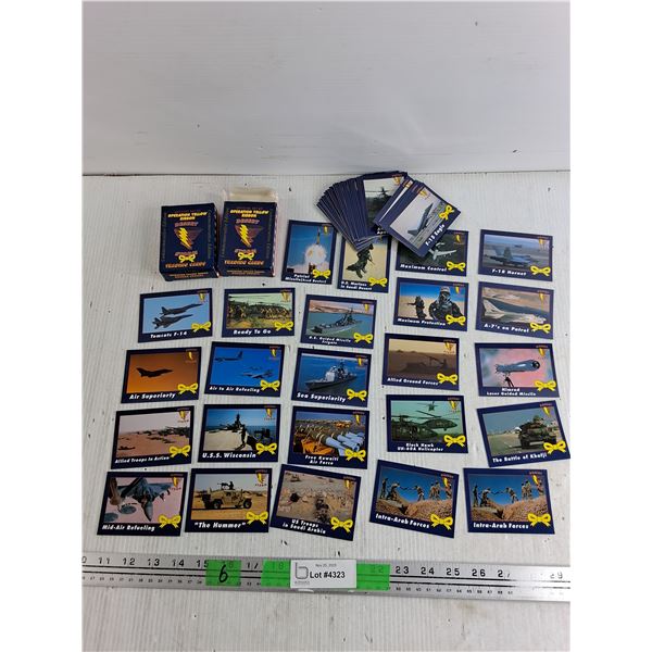 (2) Official Set of Operation Yellow Ribbon - Desert Storm Trading Cards, Cannot Authenticate