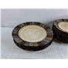 Image 2 : Pfaltzgraff - Cayman-  Ceramic Dining Plates (4), Small Plates (8) & Bowls (8) - Nice Condition