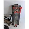 Image 3 : Plasplugs Tile Cutter, Jobmate Miter Box, Blower Motor - As Is