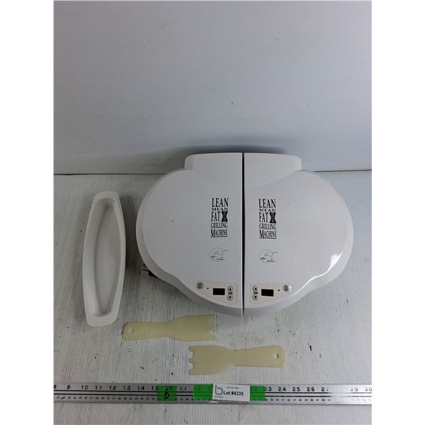 Lean Mean Fat Reducing Grilling Machine - Powers On, As Is