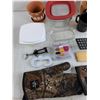 Image 5 : Wine Opener, Planter, Spatulas, Camo Oven Mitts, Storage Jar, Wine Glass Markers, Misc