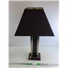 Image 1 : Nerval Desk Top/ End Table Lamp, Powers On -  29" x 17" x 12" - PICK UP