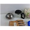 Image 2 : Ceramic Tea Pot, Salad Hands, Coffee Pot, Steamer, Tupperware Spoon Rest,  Misc