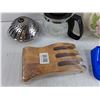 Image 3 : Ceramic Tea Pot, Salad Hands, Coffee Pot, Steamer, Tupperware Spoon Rest,  Misc