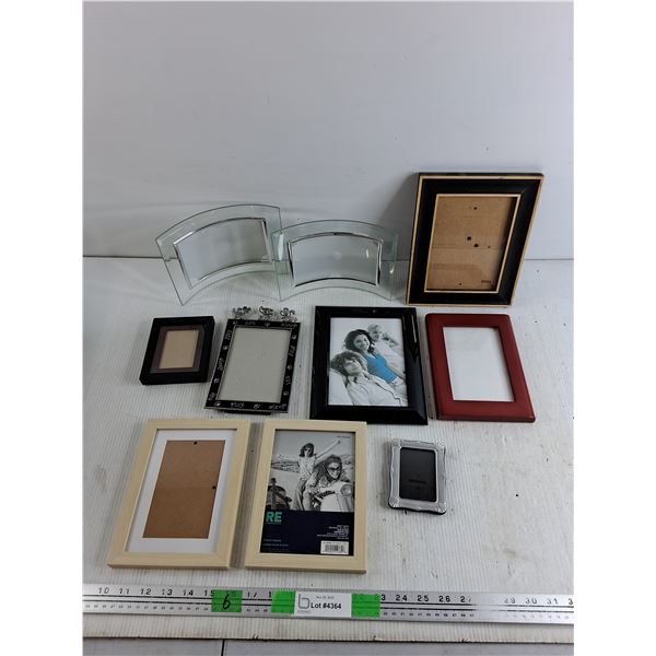 Various Picture Frames 4" x 3" - 9" x 7"