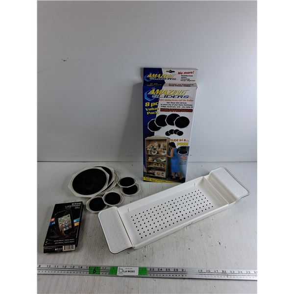 Amazing Sliders, iPhone 4 Case, Strainer Tray 23" x 7" Extendable