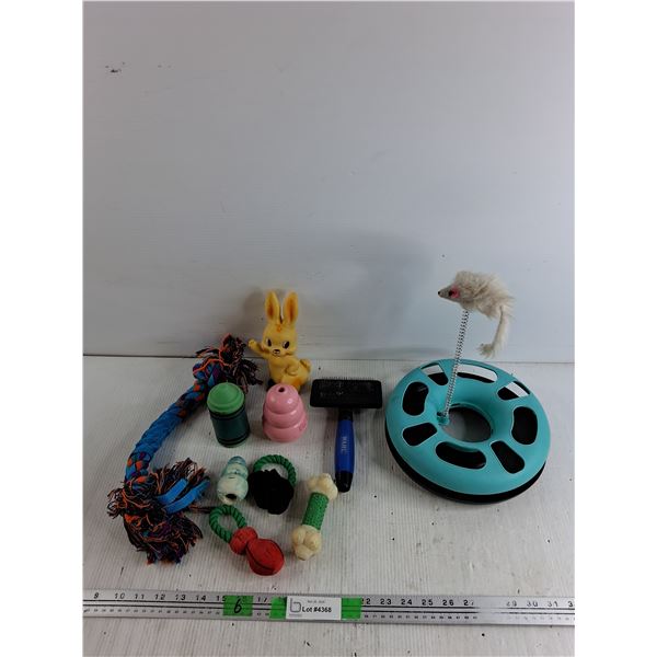 Various Pet Toys, Wahl Pet Hair Brush