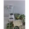 Image 2 : Osterizer 12 Speed Blender  &  Baby Bullet Blender Set & Molds- Both Power On- Working