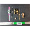 (7) Watches/Watch Faces- Minnie Mouse, Seiko, Misc. As Is