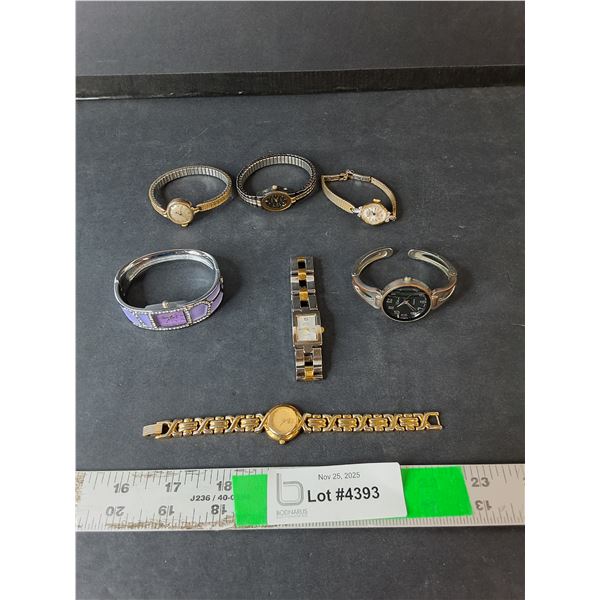 (7) Wristwatches- Anne Klein, Eikon, Misc. As Is