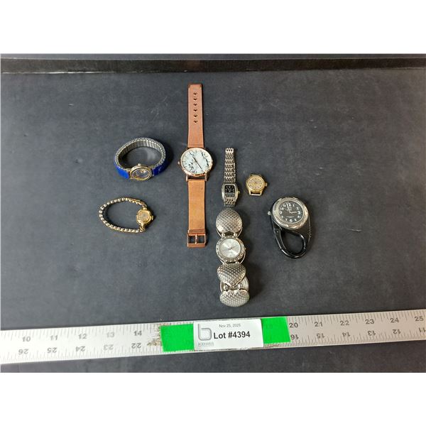 (7) Watches/Faces- Timex, Jubilee, Misc.