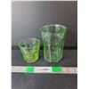 Green Drinking Glass Set