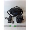 Image 1 : Panasonic Camcorder- As Is, (2) Batteries, Charger & Case
