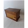 Image 3 : Musical Wooden Jewelry Box 11.5" x 5.5" x 7.25" & Jewelry