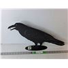 Metal Raven Figurine 22.5" Long, Pickup Preferred