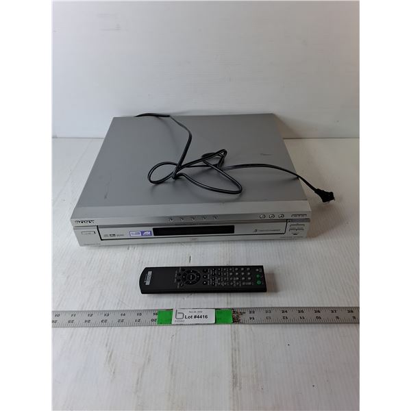 Sony DVD/CD Changer & Remote- Requires Repair