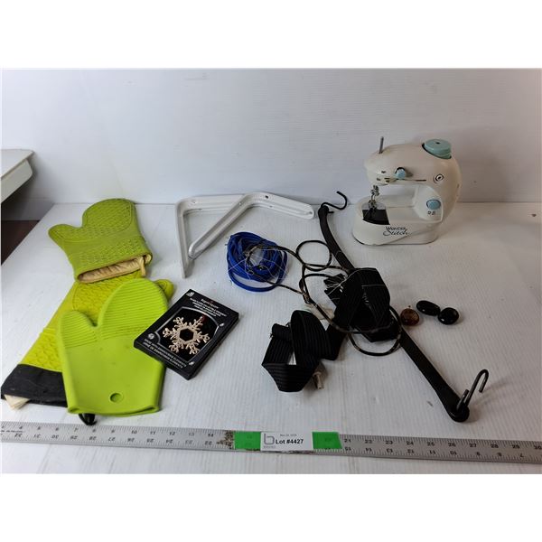 Silicone Oven Mitts, Wonder Stitch, Wall Brackets, Misc.